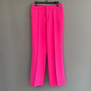 Karl Lagerfeld pink trousers - slacks - Barbie - bubble gum - hot pink - size 6